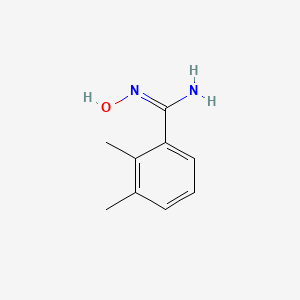 molecular formula C9H12N2O B13065883 N'-hydroxy-2,3-dimethylbenzene-1-carboximidamide 