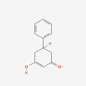 molecular formula C12H12O2 B1306589 3-羟基-5-苯基-环己-2-烯酮 CAS No. 35376-44-4