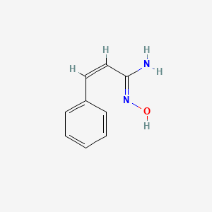 molecular formula C9H10N2O B13065907 N'-hydroxycinnamimidamide 