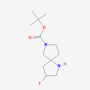 tert-Butyl3-fluoro-1,7-diazaspiro[4.4]nonane-7-carboxylate