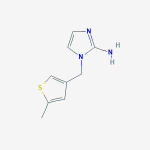 1-[(5-Methylthiophen-3-yl)methyl]-1H-imidazol-2-amine