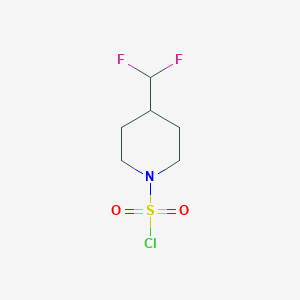 4-(Difluoromethyl)piperidine-1-sulfonyl chloride