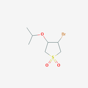 3-Bromo-4-(propan-2-yloxy)-1lambda6-thiolane-1,1-dione