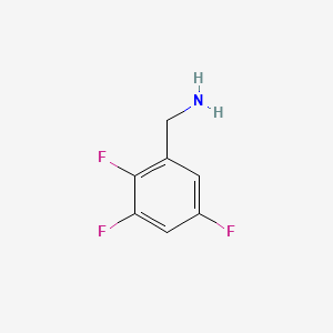 molecular formula C7H6F3N B1306604 (2,3,5-三氟苯基)甲胺 CAS No. 244022-72-8