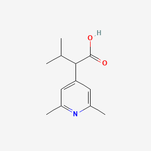 2-(2,6-Dimethylpyridin-4-yl)-3-methylbutanoic acid