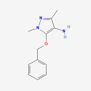 5-(Benzyloxy)-1,3-dimethyl-1H-pyrazol-4-amine