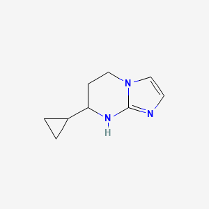 7-Cyclopropyl-5H,6H,7H,8H-imidazo[1,2-a]pyrimidine