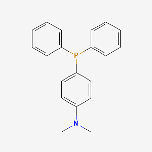 molecular formula C20H20NP B1306617 4-(Dimethylamino)phenyldiphenylphosphine CAS No. 739-58-2