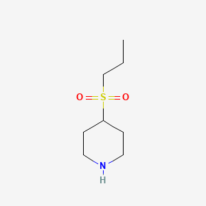 molecular formula C8H17NO2S B13066178 4-(Propane-1-sulfonyl)piperidine CAS No. 1004619-99-1