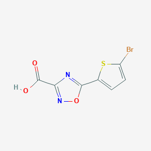 5-(5-Bromothiophen-2-yl)-1,2,4-oxadiazole-3-carboxylic acid