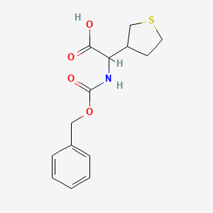 2-{[(Benzyloxy)carbonyl]amino}-2-(thiolan-3-yl)acetic acid