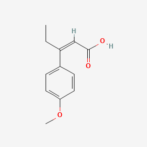 3-(4-Methoxyphenyl)pent-2-enoicacid