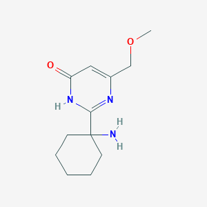 2-(1-Aminocyclohexyl)-6-(methoxymethyl)-3,4-dihydropyrimidin-4-one