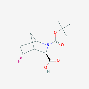 (3R,5R)-5-fluoro-2-[(2-methylpropan-2-yl)oxycarbonyl]-2-azabicyclo[2.2.1]heptane-3-carboxylic acid