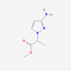 methyl 2-(3-amino-1H-pyrazol-1-yl)propanoate