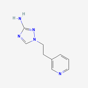 1-[2-(pyridin-3-yl)ethyl]-1H-1,2,4-triazol-3-amine