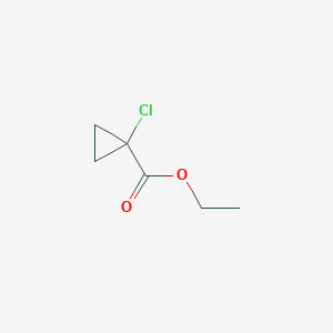 molecular formula C6H9ClO2 B13066311 Ethyl 1-chlorocyclopropane-1-carboxylate 