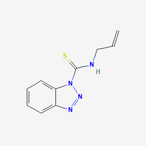 molecular formula C10H10N4S B1306633 N-Allyl-1H-1,2,3-benzotriazole-1-carbothioamide CAS No. 690634-06-1