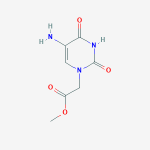 Methyl 2-(5-amino-2,4-dioxo-3,4-dihydropyrimidin-1(2h)-yl)acetate