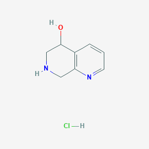 5,6,7,8-Tetrahydro-1,7-naphthyridin-5-OL hcl