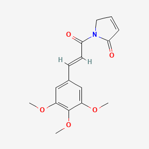 (E)-1-(3-(3,4,5-Trimethoxyphenyl)acryloyl)-1H-pyrrol-2(5H)-one