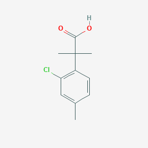 2-(2-Chloro-4-methylphenyl)-2-methylpropanoic acid