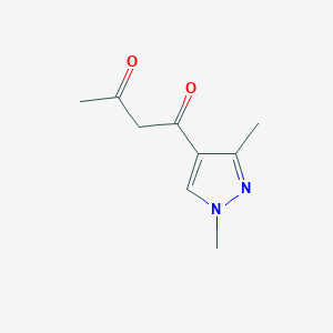 1-(1,3-dimethyl-1H-pyrazol-4-yl)butane-1,3-dione