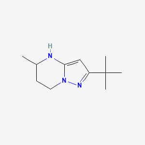 2-tert-Butyl-5-methyl-4H,5H,6H,7H-pyrazolo[1,5-a]pyrimidine