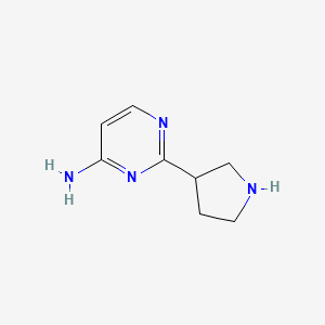 4-Amino-2-(pyrrolidin-3-YL)pyrimidine