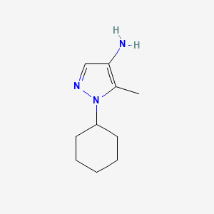 1-cyclohexyl-5-methyl-1H-pyrazol-4-amine