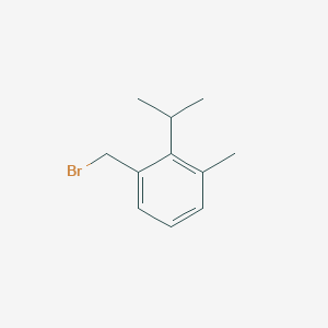 molecular formula C11H15Br B13066550 2-Isopropyl-3-methylbenzylbromid 