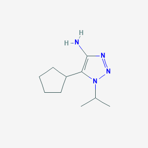 5-Cyclopentyl-1-(propan-2-yl)-1H-1,2,3-triazol-4-amine