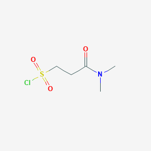 2-(Dimethylcarbamoyl)ethane-1-sulfonyl chloride