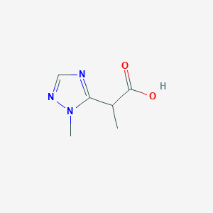 2-(1-Methyl-1H-1,2,4-triazol-5-yl)propanoic acid