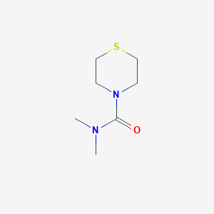 molecular formula C7H14N2OS B13066687 N,N-dimethylthiomorpholine-4-carboxamide CAS No. 1017605-94-5