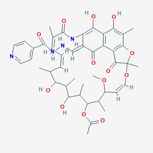 B130667 3-(Isonicotinoylhydrazonomethyl) Rifamycin CAS No. 13292-53-0