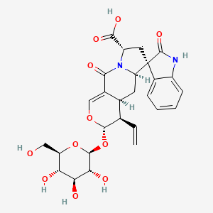 molecular formula C27H30N2O11 B13066707 MappiodosideE 