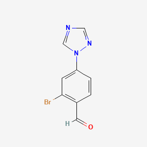 2-Bromo-4-(1H-1,2,4-triazol-1-yl)benzaldehyde