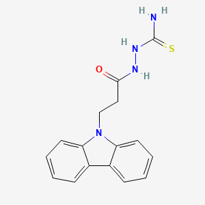 N-(carbamothioylamino)-3-(9H-carbazol-9-yl)propanamide