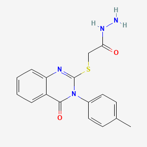 2-{[3-(4-Methylphenyl)-4-oxo-3,4-dihydroquinazolin-2-yl]sulfanyl}acetohydrazide