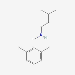 molecular formula C14H23N B13066795 [(2,6-Dimethylphenyl)methyl](3-methylbutyl)amine 