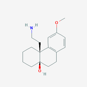 cis-4B-(2-Aminoethyl)-3-methoxy-4B,5,6,7,8,8A,9,10-octahydrophenanthren-8A-OL