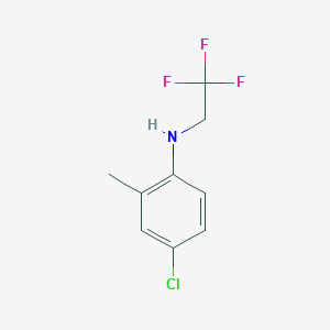 (4-Chloro-2-methyl-phenyl)-(2,2,2-trifluoro-ethyl)-amine