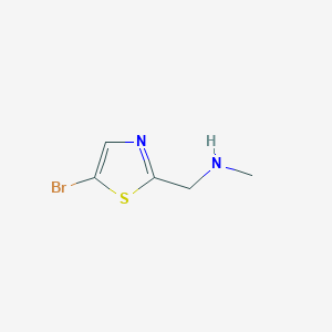 [(5-Bromo-1,3-thiazol-2-yl)methyl](methyl)amine