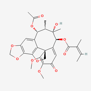 molecular formula C29H32O11 B13066886 Kadsulignan F 