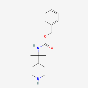 Benzyl N-[2-(piperidin-4-yl)propan-2-yl]carbamate