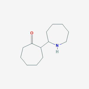 2-(Azepan-2-YL)cycloheptan-1-one