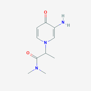 2-(3-Amino-4-oxo-4H-pyridin-1-yl)-N,N-dimethyl-propionamide