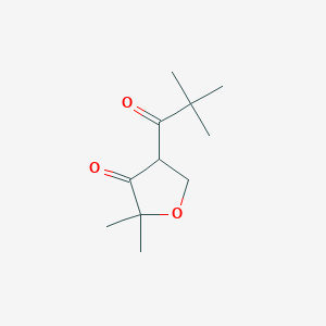 4-(2,2-Dimethylpropanoyl)-2,2-dimethyloxolan-3-one