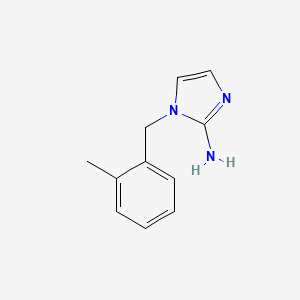 1-[(2-Methylphenyl)methyl]-1H-imidazol-2-amine